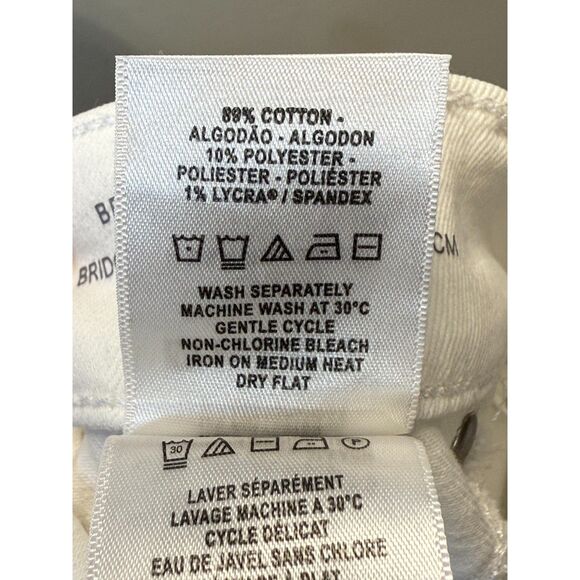 DL1961 Bridget Boot Jeans Women’s Size 31 White Rise Instasculpt Crop Chic NWT - Picture 12 of 12